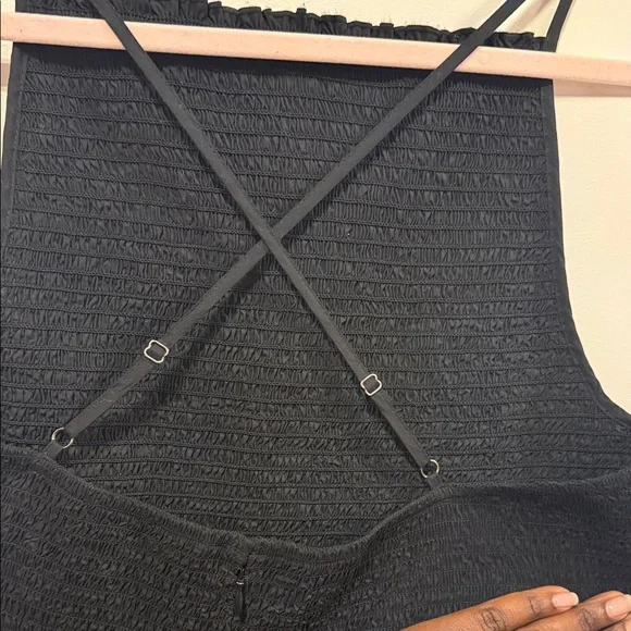 J Crew Poplin Black Women's Dress - Picture 3 of 4